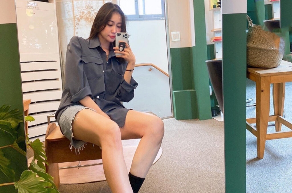Stylish lady from Korea