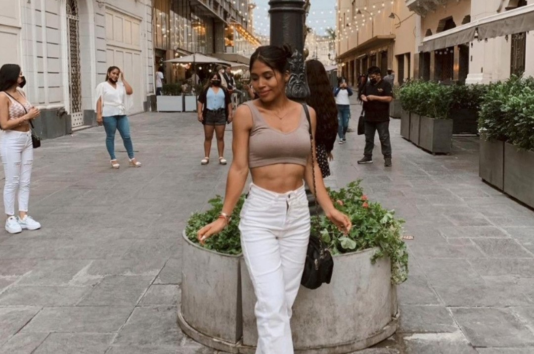 Pretty woman from Latin America